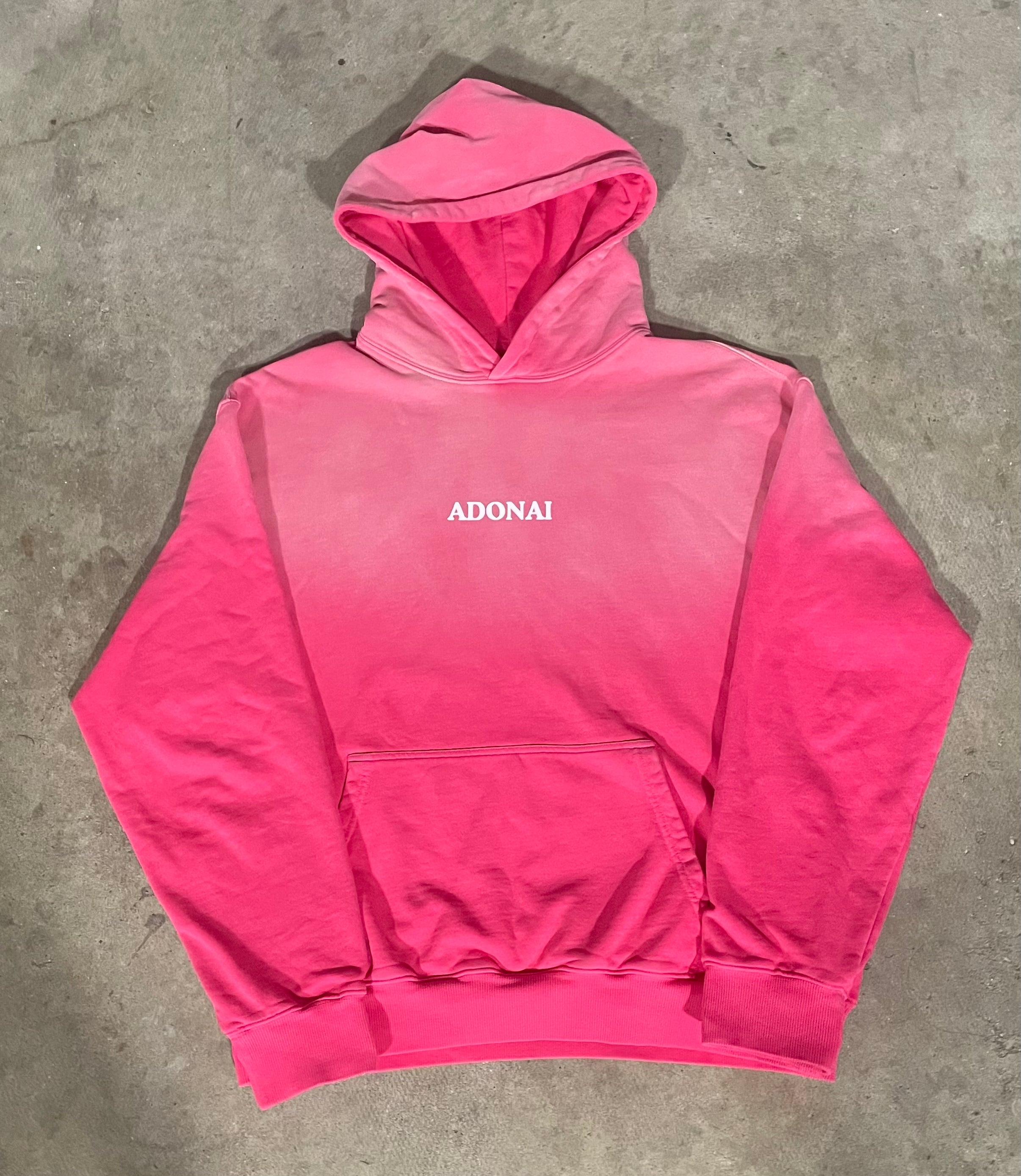 "JESUS IS KING" Heavyweight Sunfade Oversized Hoodie