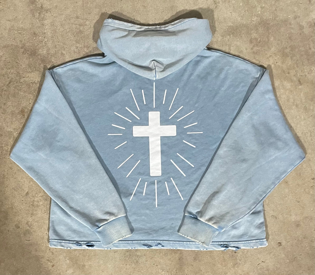 “RADIANT CROSS” Vintage Hoodie